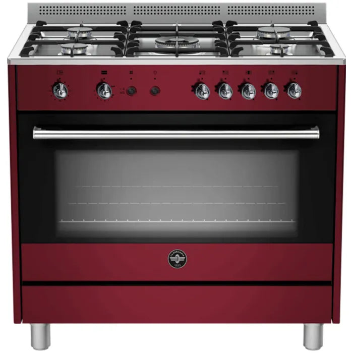 La Germania 90cm Rustica Full Gas Stove Burgundy