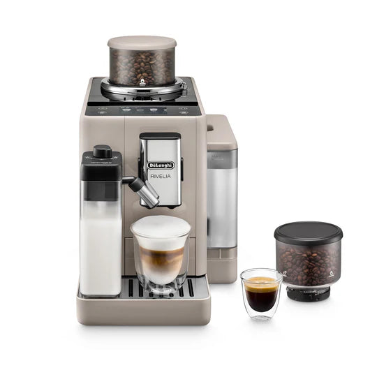 Delonghi Rivelia Bean to Cup Coffee Machine Sand Beige