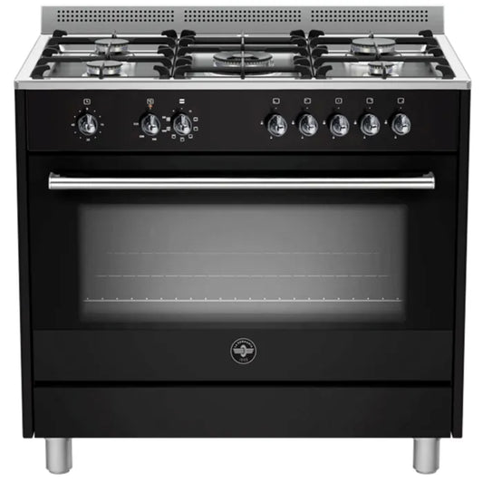 La Germania 90cm Rustica Gas Electric Stove Black