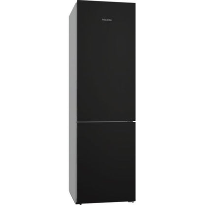 Miele Freestanding 202cm High C Rated 60/40 Fridge Freezer - Black