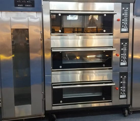 Oven 3 Deck 12 Tray Electric