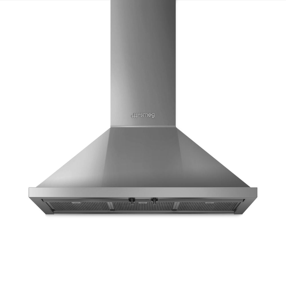 Smeg  90cm Portofino Wall Mounted Hood Stainless Steel